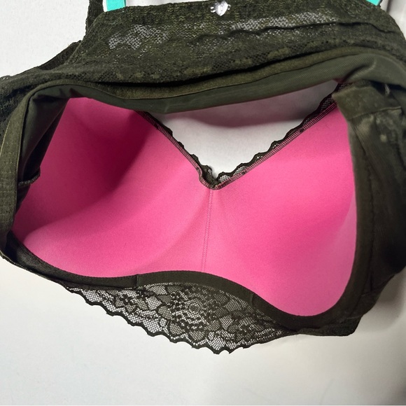 Pink Victoria Secret Push-Up Lace Bralette Bra - Picture 5 of 6